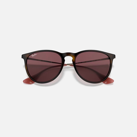 Ray-Ban Sunglasses - Erika (RB4171) - Havana (Dark Violet Lenses) - Picture 2 of 12